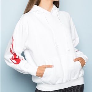 Brandy Melville John Galt Flame Hoodie